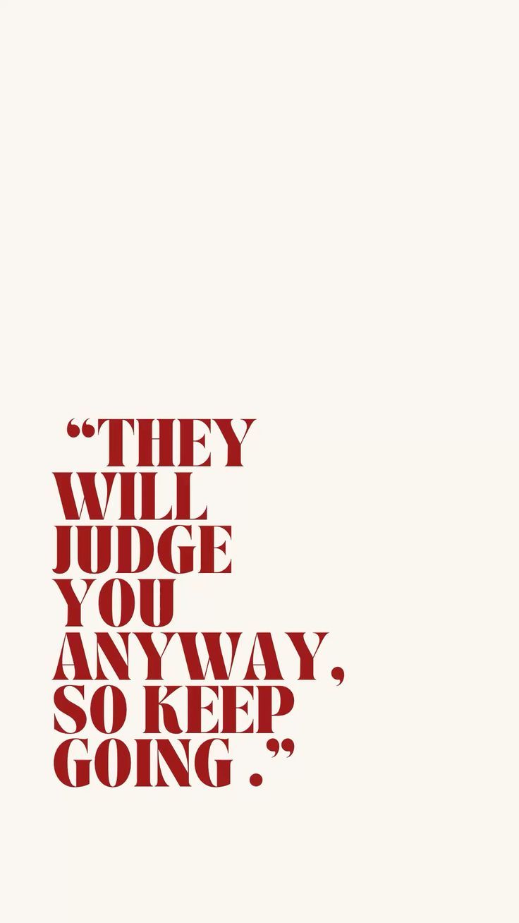 Judging is Peoples Job