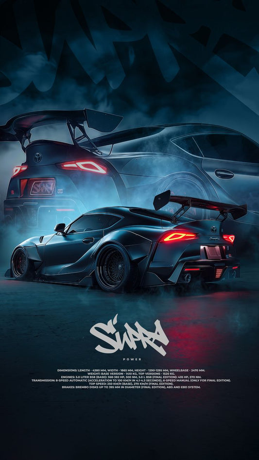 Supra MK5- Blue Cyan