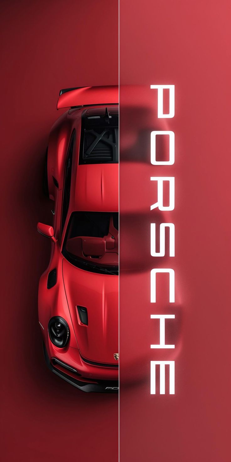 SPORT RED PORSCHE